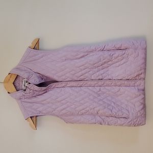 Croft & Barrow light purple quilted vest